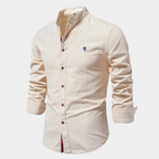 Camisa de hombre de corte moderno para la oficina y el tiempo libre