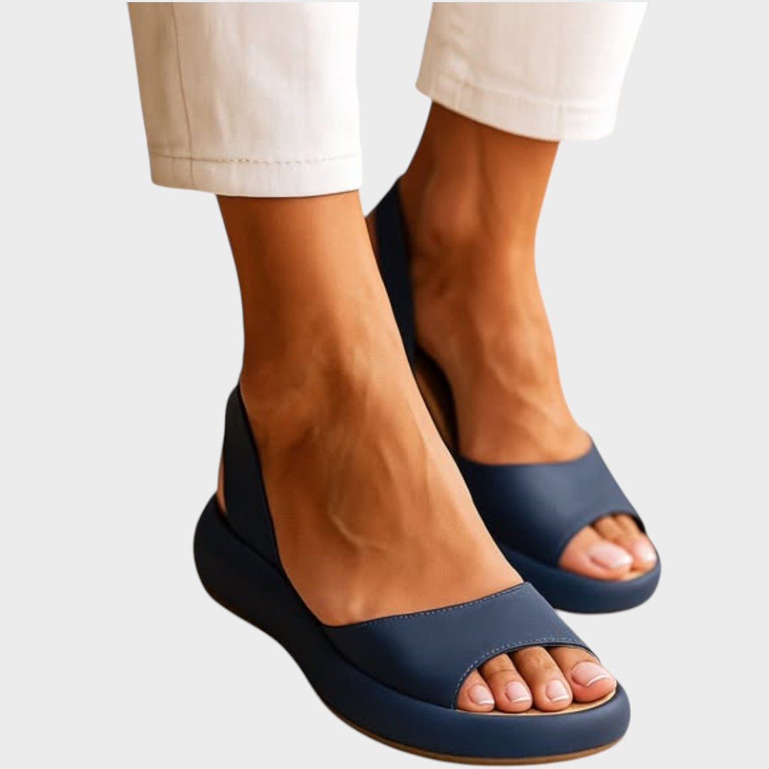 Slip-On Sandals with Padded Insole and Lightweight Sole