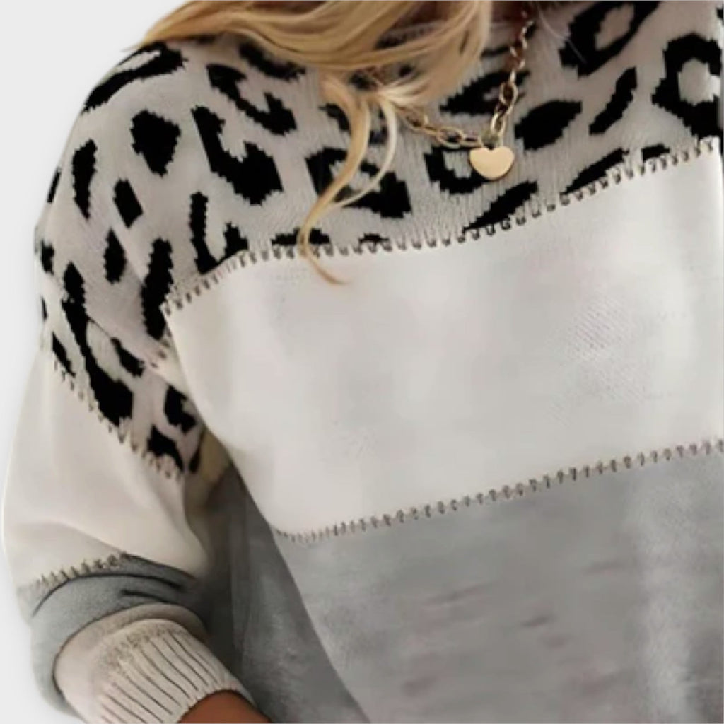Panther Print Jumper with Cosy Warm Handle
