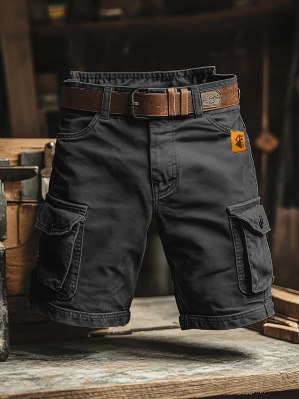 Cargo Bermuda Shorts with Multiple Pockets