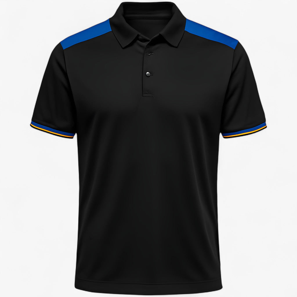 Colour-Block Polo Shirt with Relaxed Sporty Fit