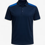 Colour-Block Polo Shirt with Relaxed Sporty Fit