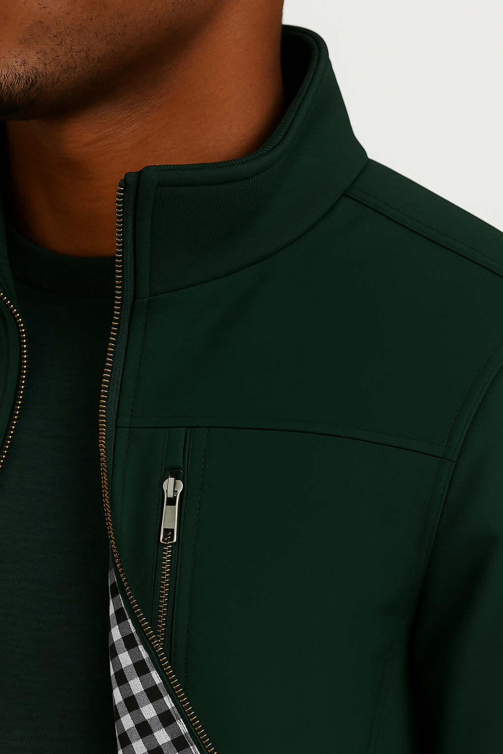 Men's Lightweight Zip Jacket for Office to Weekend