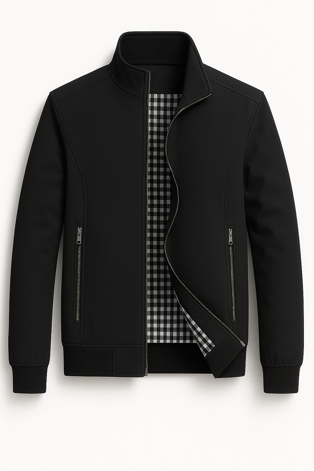 Men's Lightweight Zip Jacket for Office to Weekend