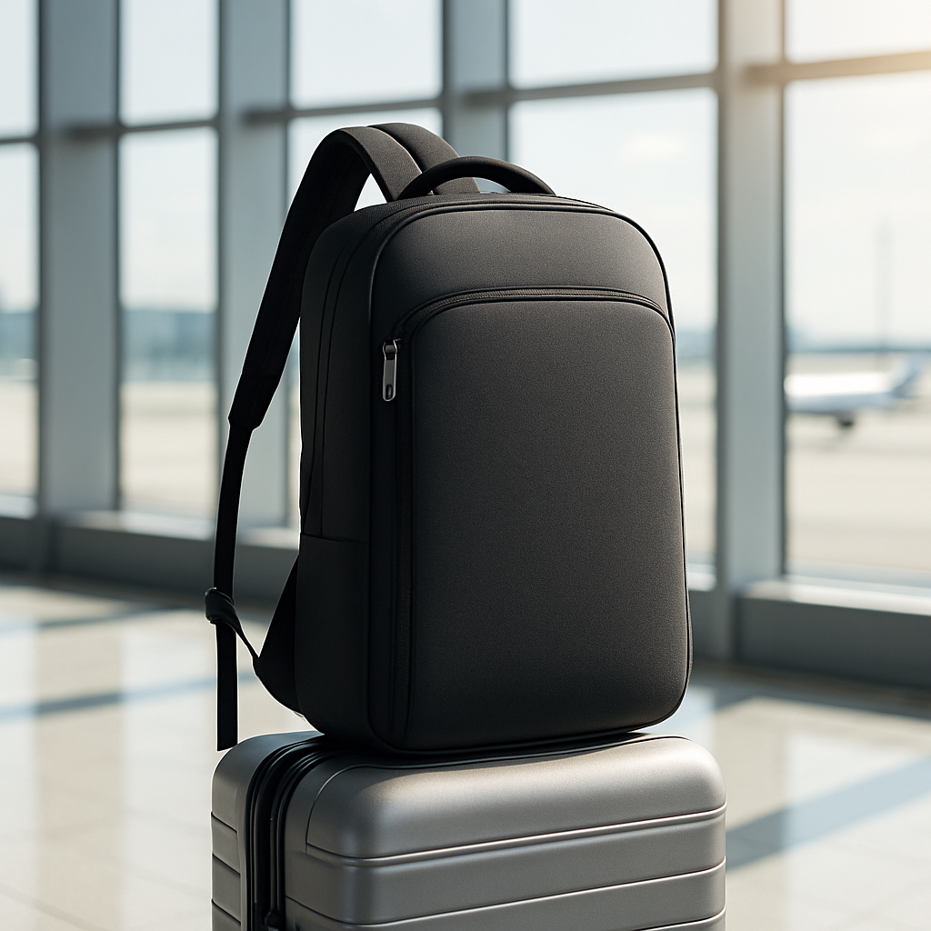 Slim Anti-Theft Laptop Bag with Expandable Panel