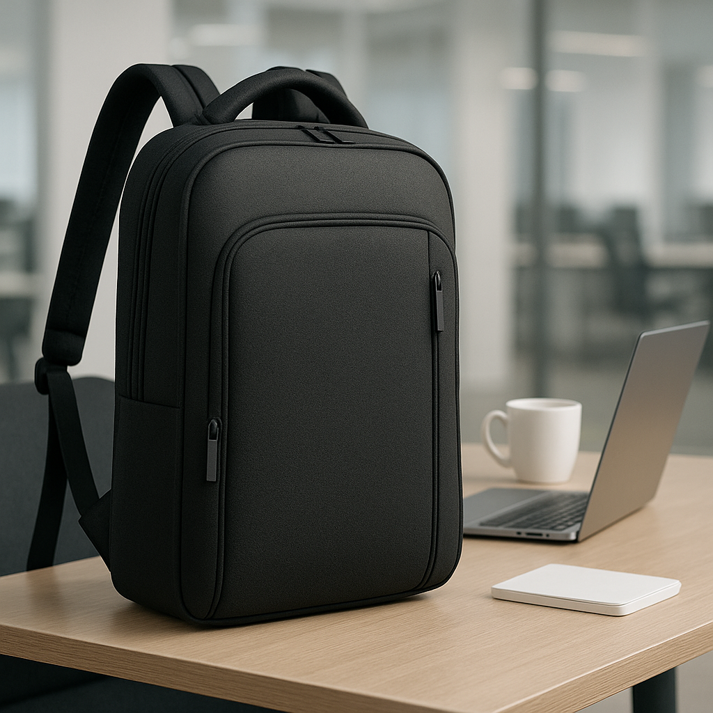 Slim Anti-Theft Laptop Bag with Expandable Panel