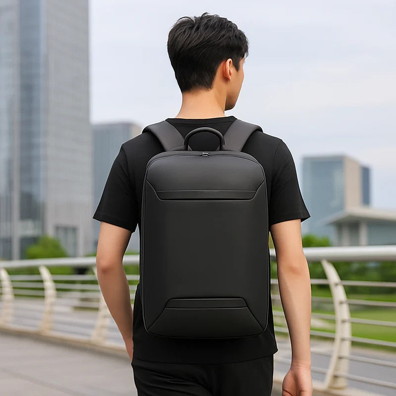 Water-Resistant Backpack with Built-In USB Charging Port