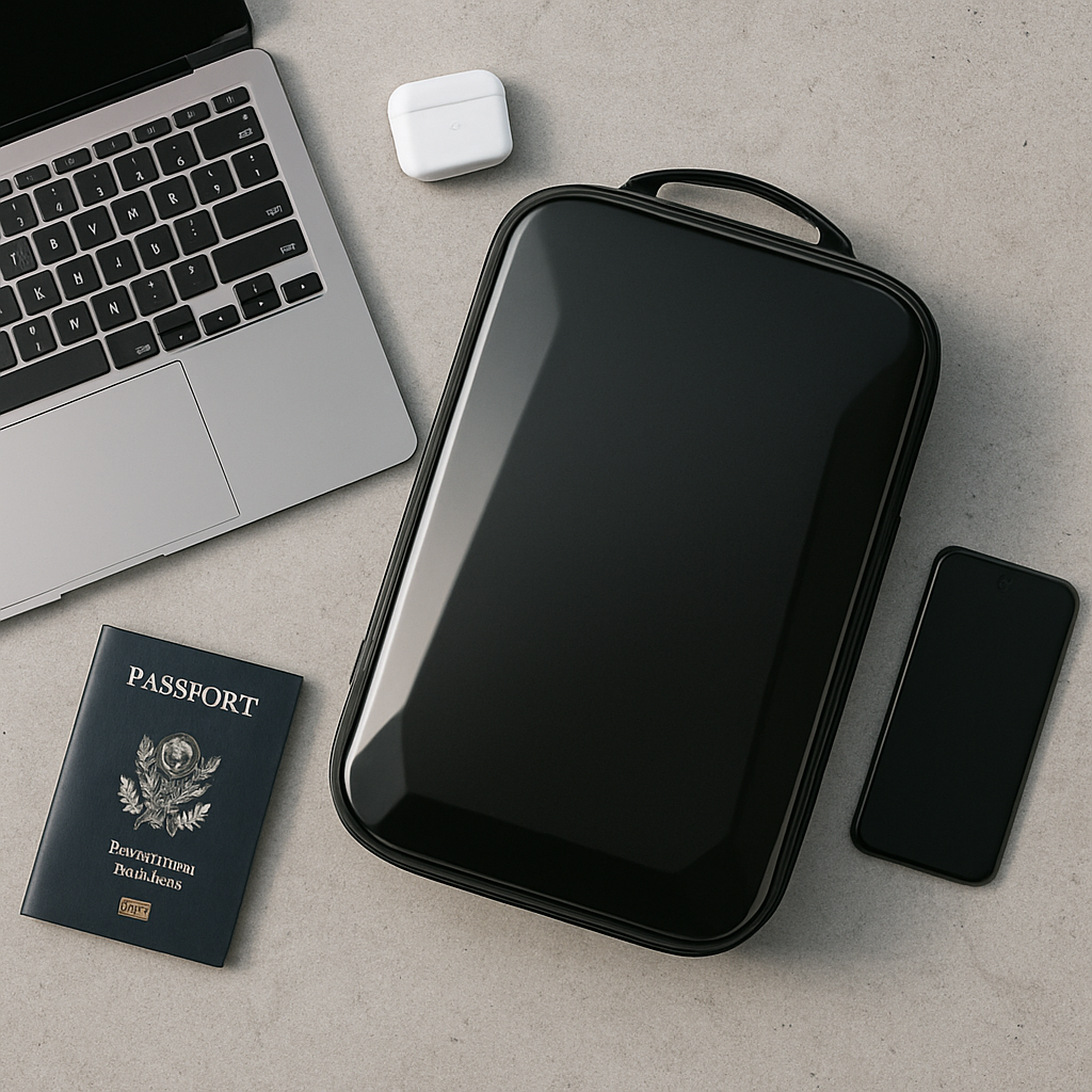 Anti-Theft Hard Shell Backpack with Laptop Compartment