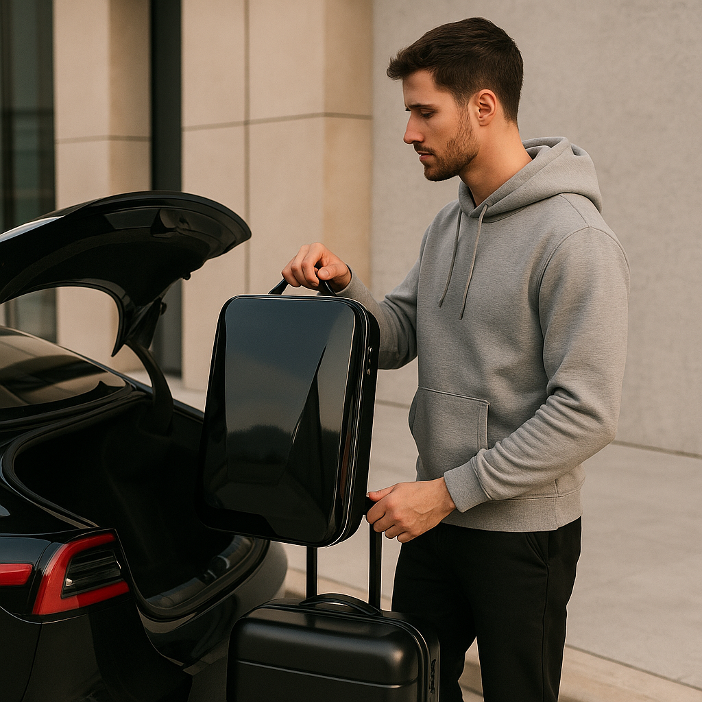 Anti-Theft Hard Shell Backpack with Laptop Compartment