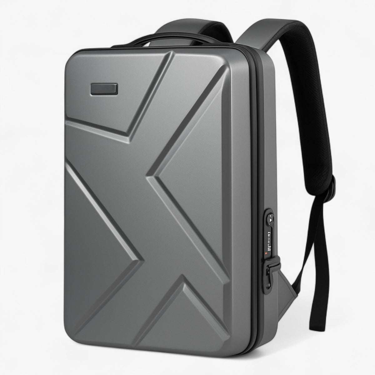 Durable Hard-Shell ABS Backpack with Built-In USB Port