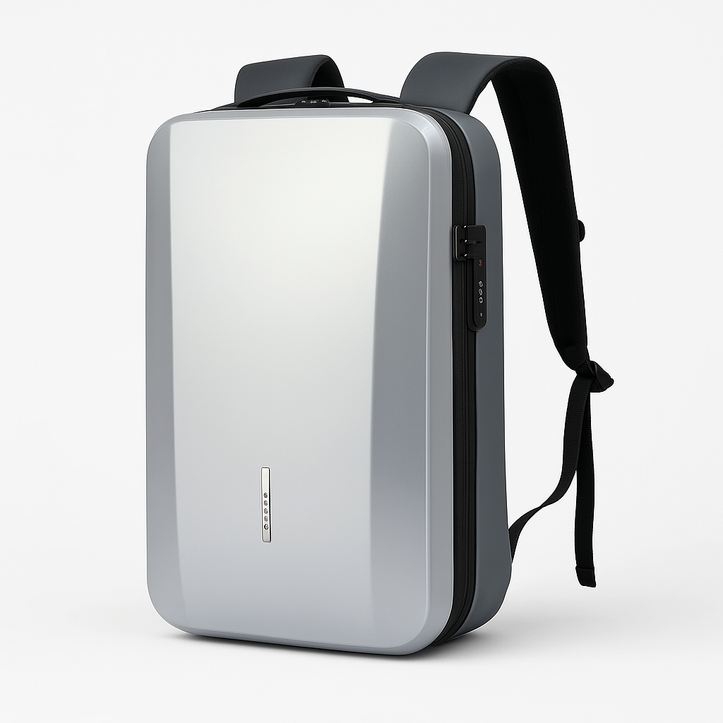 Anti-Theft Backpack with Combination Lock and USB Port