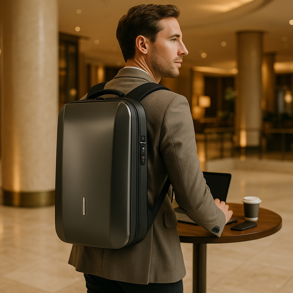 Anti-Theft Backpack with Combination Lock and USB Port