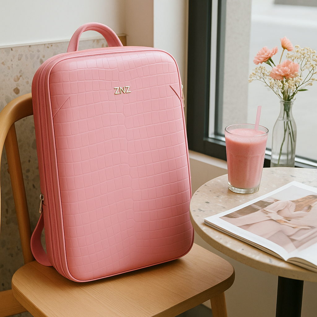 Expandable Commuter Backpack with a Built-In USB Port