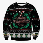 Reindeer Print Christmas Jumper in Soft Acrylic