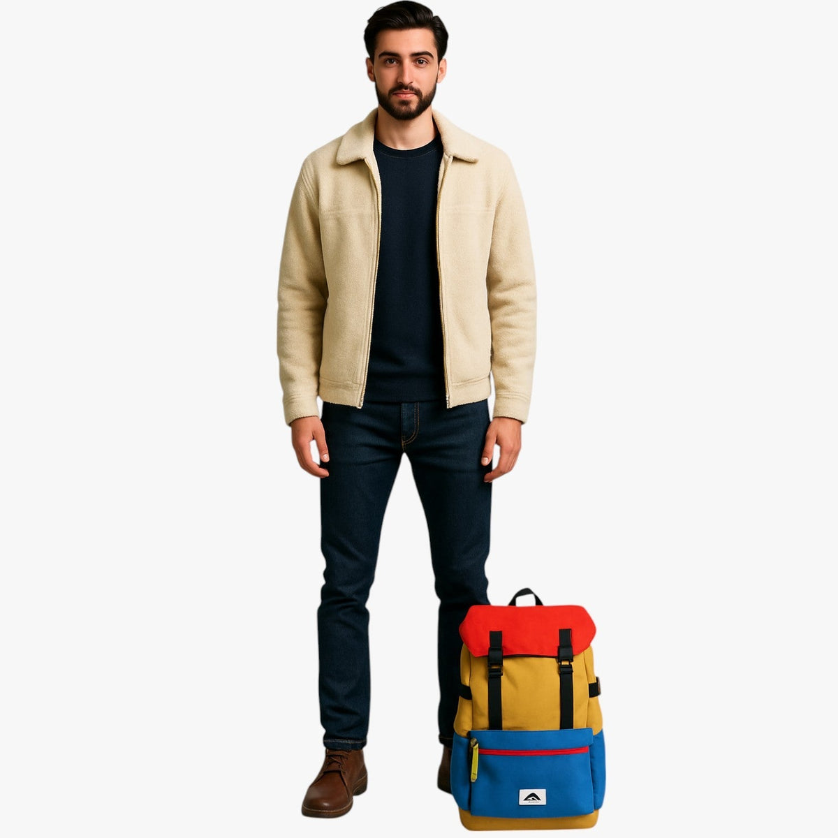 Spacious Backpack with Padded Laptop Compartment and Durable Lining