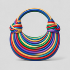 Bolso estructurado con múltiples compartimentos organizados