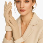 Fleece-Lined Winter Cycling Gloves with Touchscreen Tips