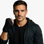 Half-Finger Fitness Gloves with Wrist Support Strap