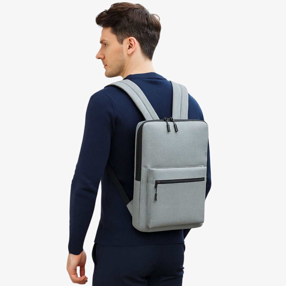 Slim Water-Resistant Backpack for 14-15.6-inch Laptops