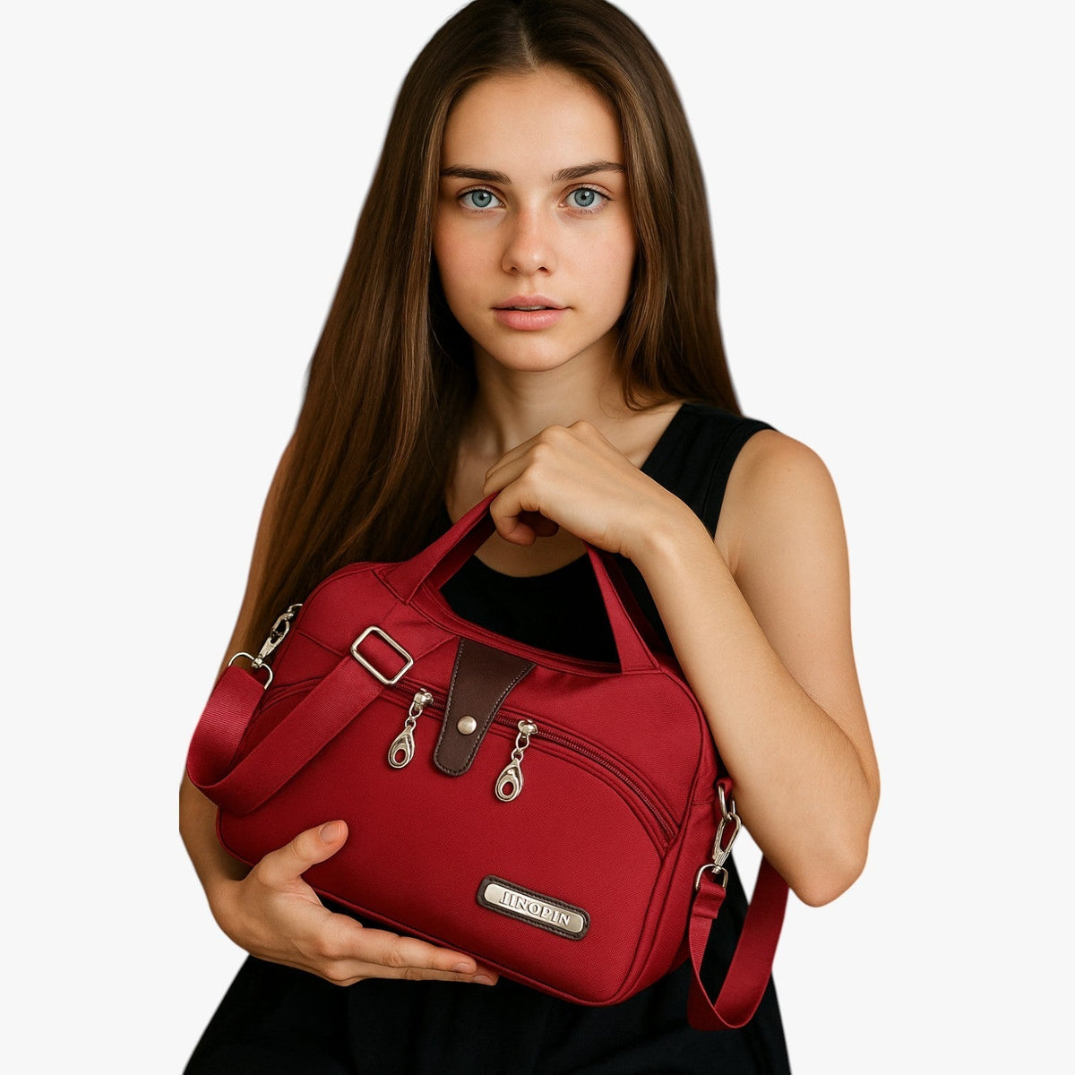 Shoulder Bag with Organised Interior