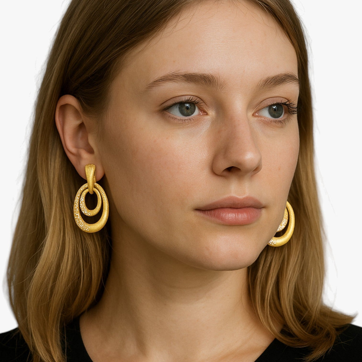 Handmade Italian Earrings with Subtle Shine
