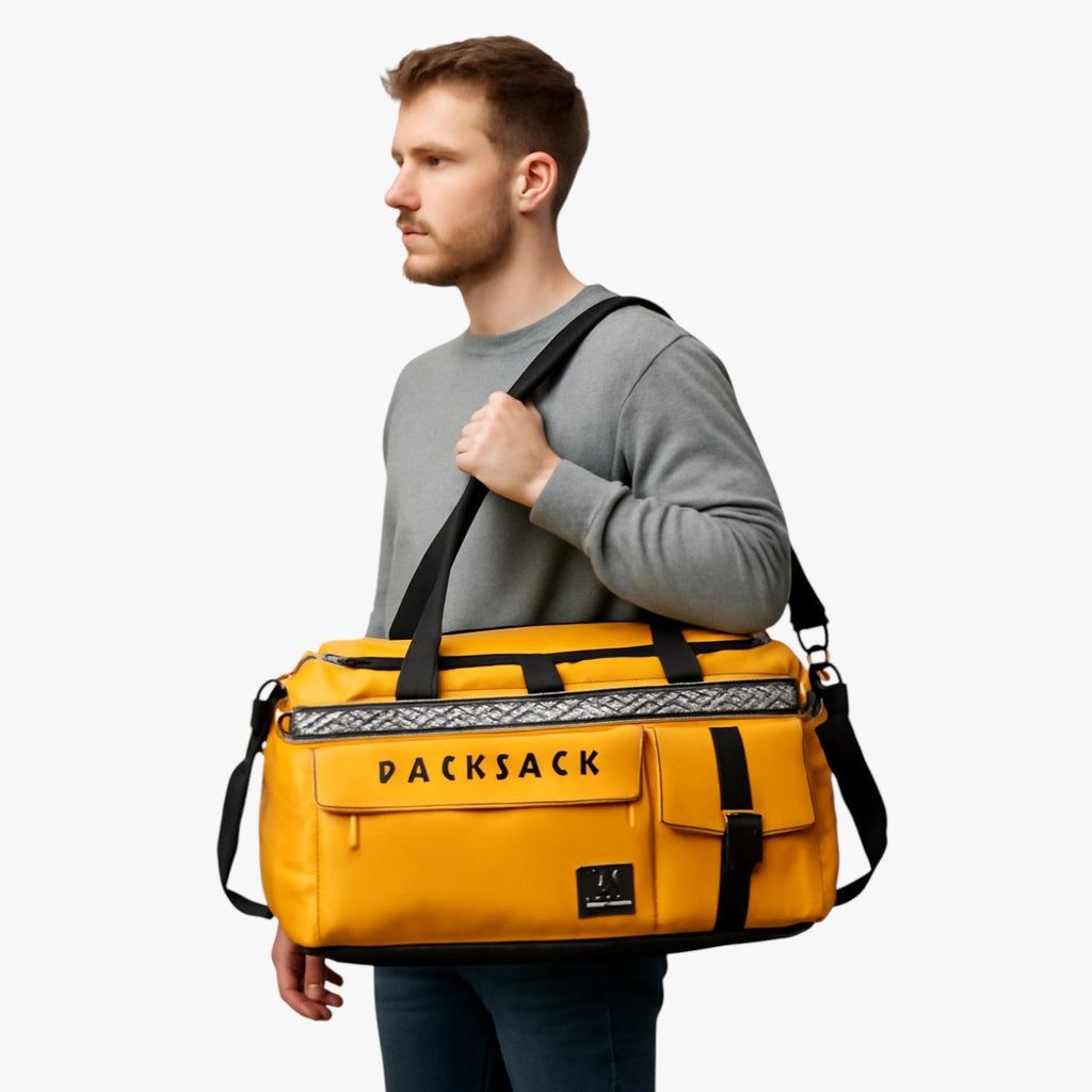 Lightweight Water-Repellent Travel Bag with Compartments