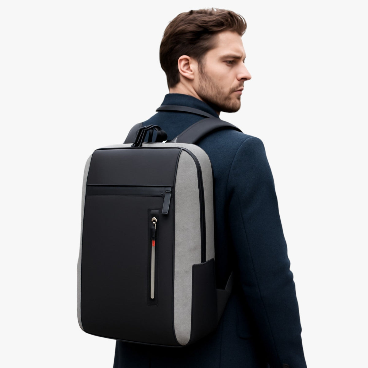 Water-Resistant Laptop Backpack with USB Charging Port