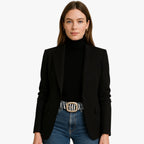 Leopard Print Belt with Punk-Style Buckle for Evening Looks