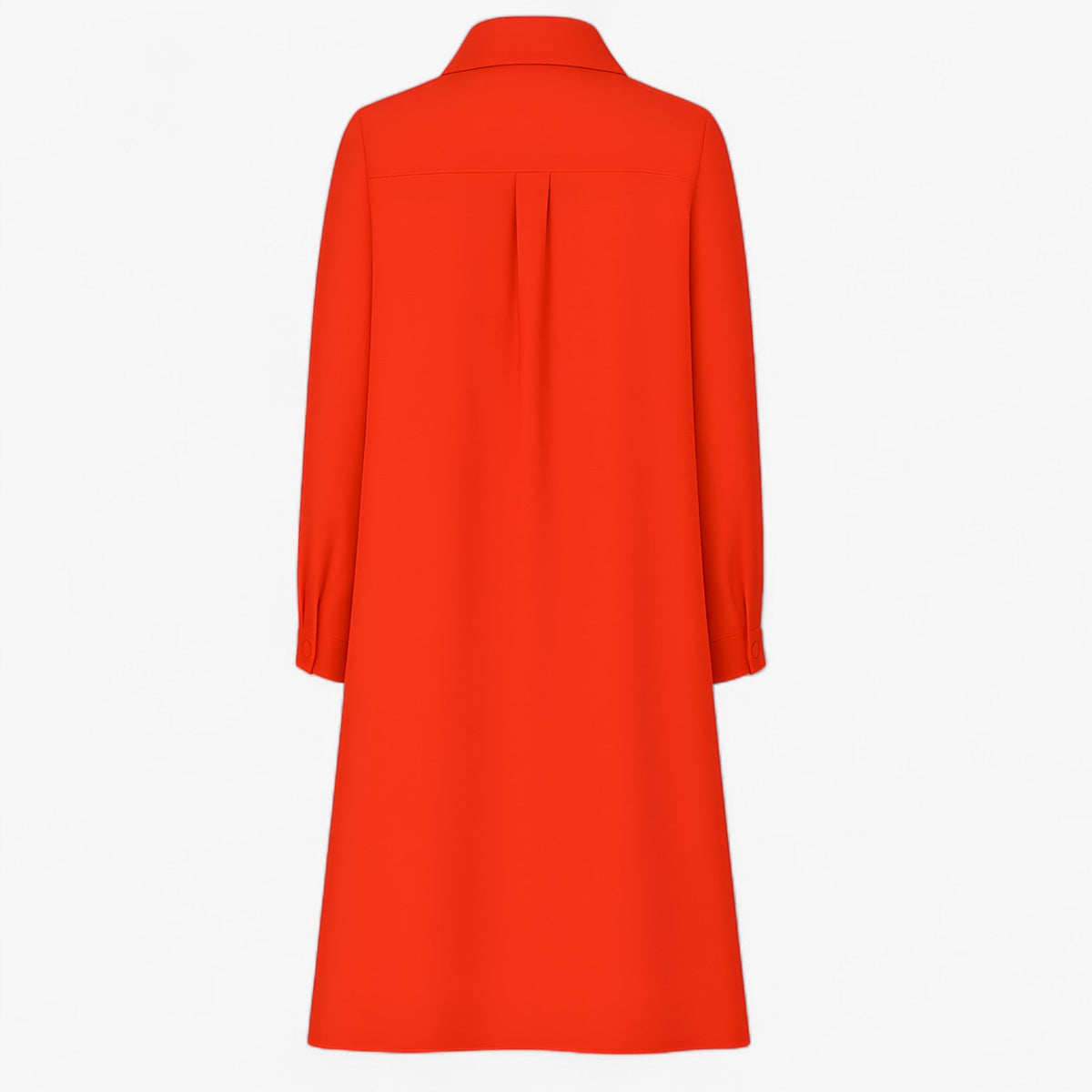 Flowing Dress with a Shimmer Detail at the Neckline