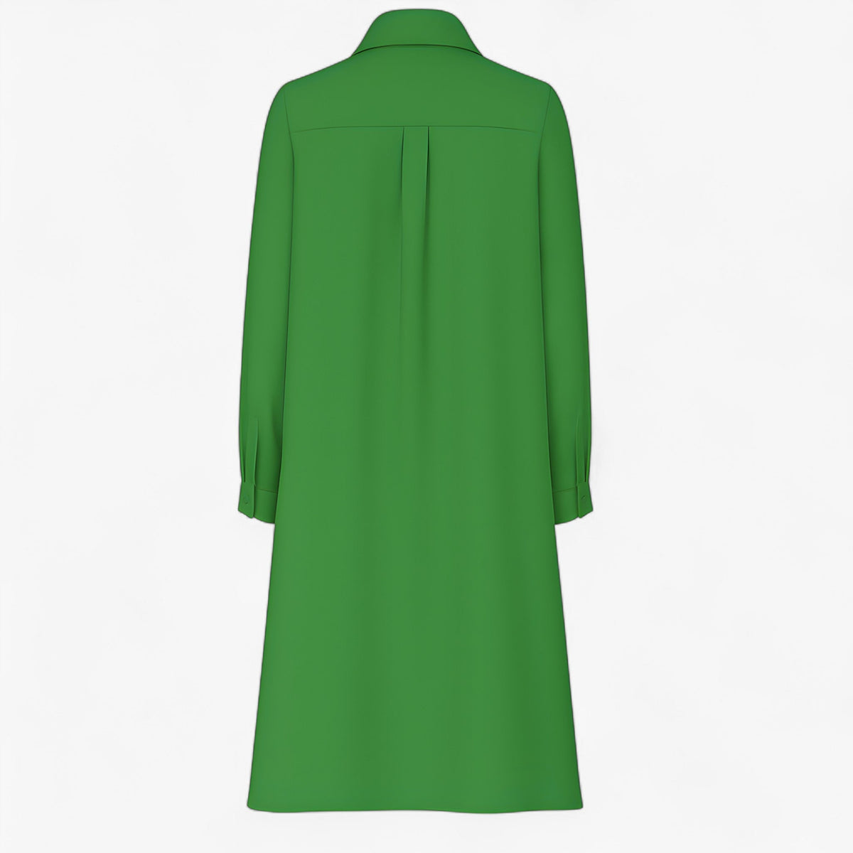 Flowing Dress with a Shimmer Detail at the Neckline