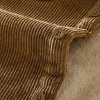 Fleece-Lined Flannel Shirt Jacket for Autumn and Winter