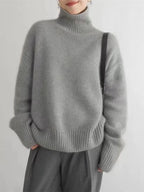 Jersey con cuello y tacto suave y cálido