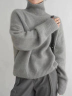 Jersey con cuello y tacto suave y cálido