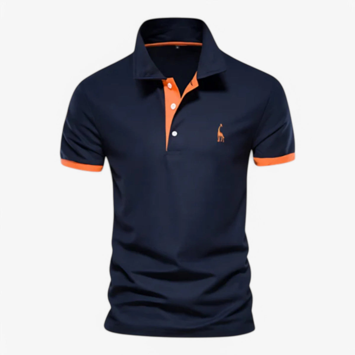 Slim-Fit Stretch Piqué Cotton Polo Shirt for Men