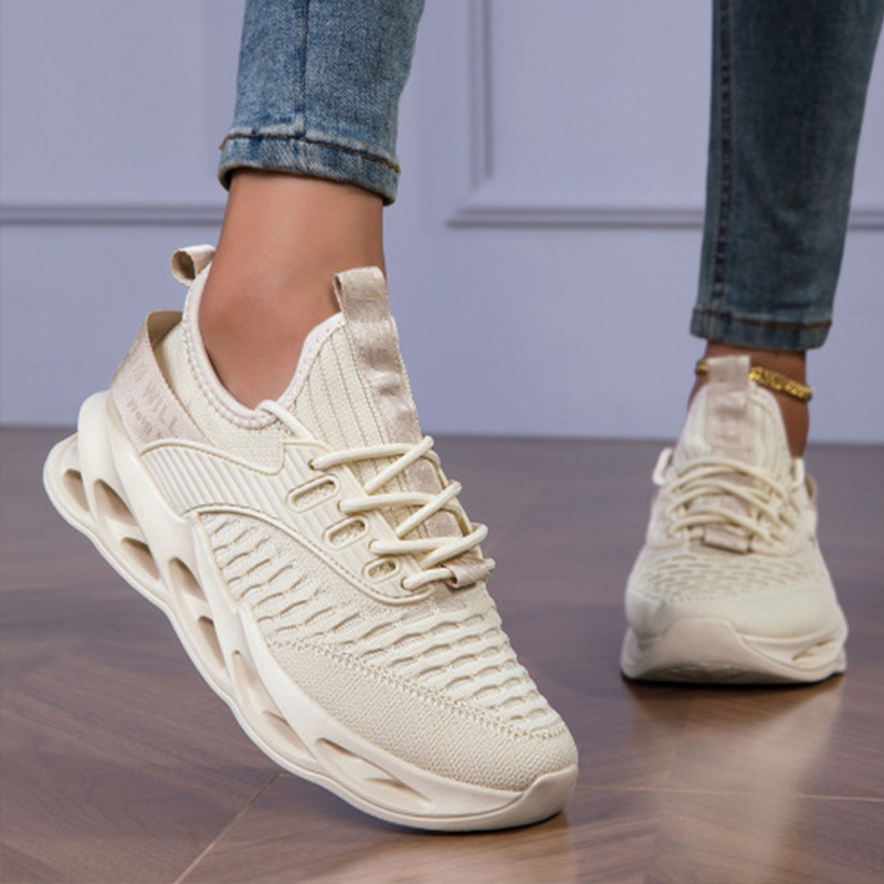 Padded Trainers with Slip-Resistant Sole