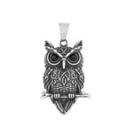 Vintage-Style Celtic Knotwork Owl Pendant Necklace