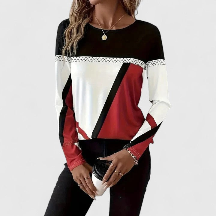 Round Neck Jumper with Long Sleeves