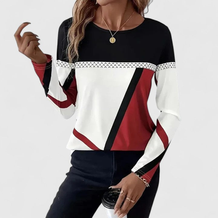 Round Neck Jumper with Long Sleeves