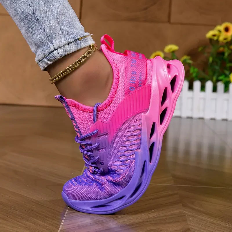 Padded Trainers with Slip-Resistant Sole