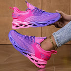 Padded Trainers with Slip-Resistant Sole
