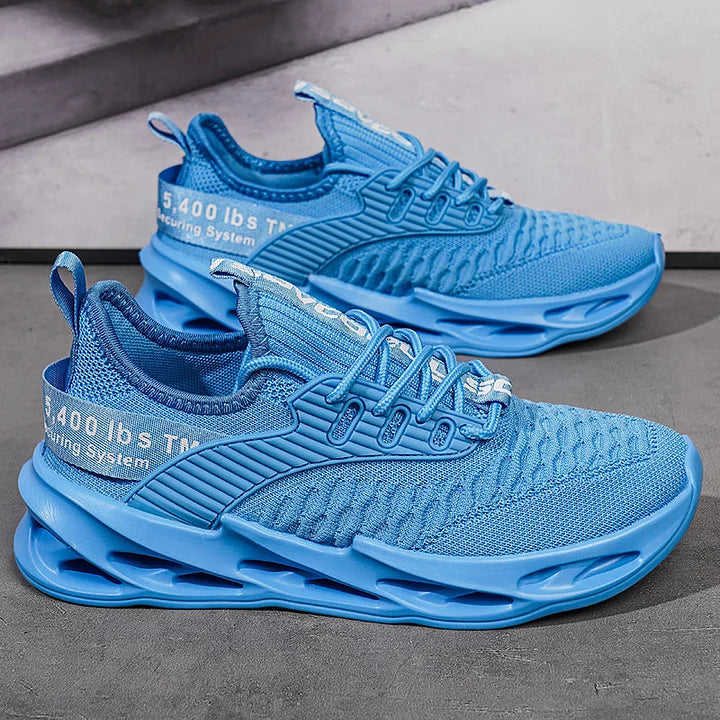 Padded Trainers with Slip-Resistant Sole