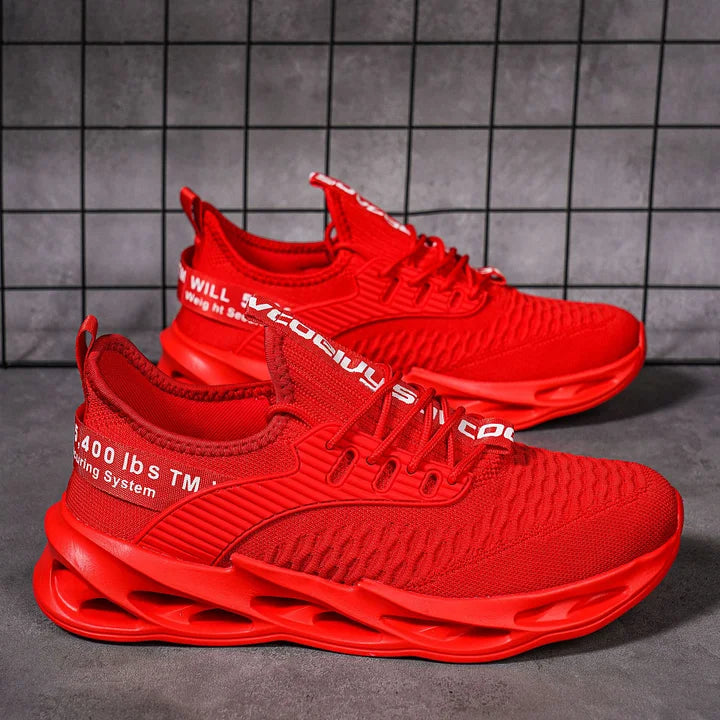 Padded Trainers with Slip-Resistant Sole