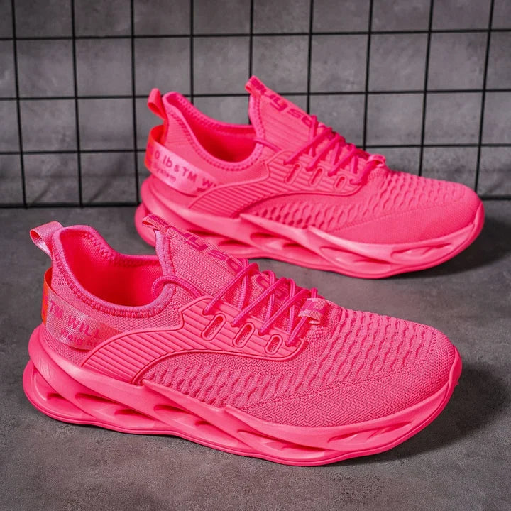 Padded Trainers with Slip-Resistant Sole