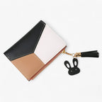 Foldable PU Leather Wallet with Built-In Card Holder