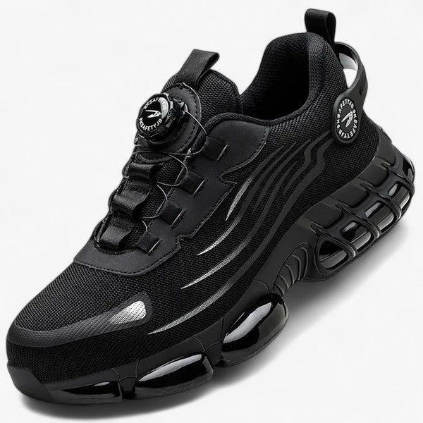 Zapatos de seguridad antideslizantes para hombre, con ajuste listo para el trabajo