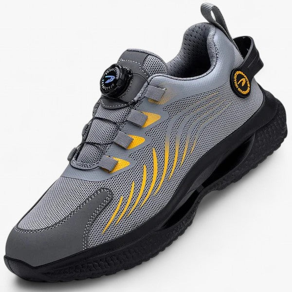 Zapatos de seguridad antideslizantes para hombre, con ajuste listo para el trabajo