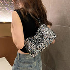 Bolso estructurado con lentejuelas para las noches fuera