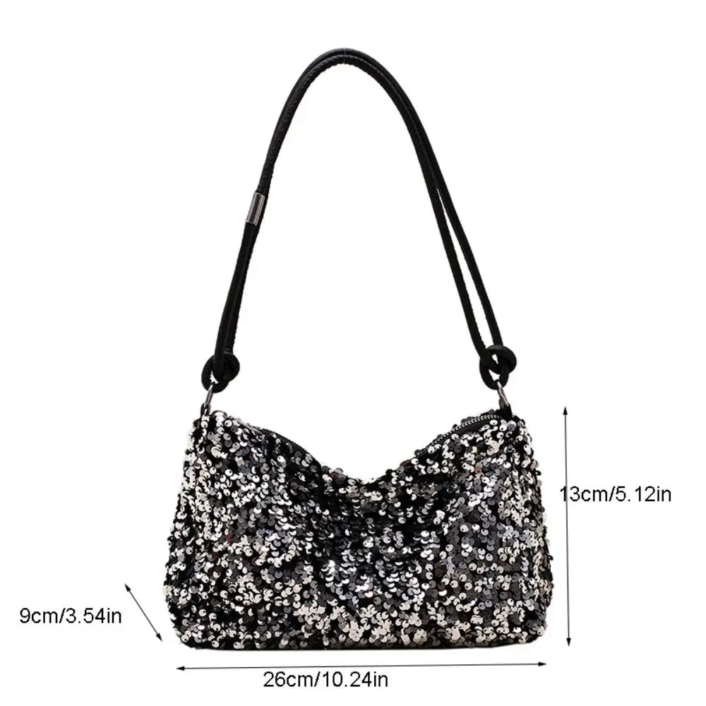 Bolso estructurado con lentejuelas para las noches fuera