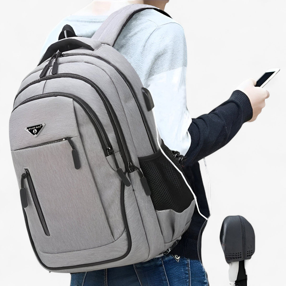 Spacious Laptop Backpack with Padded Straps for Students