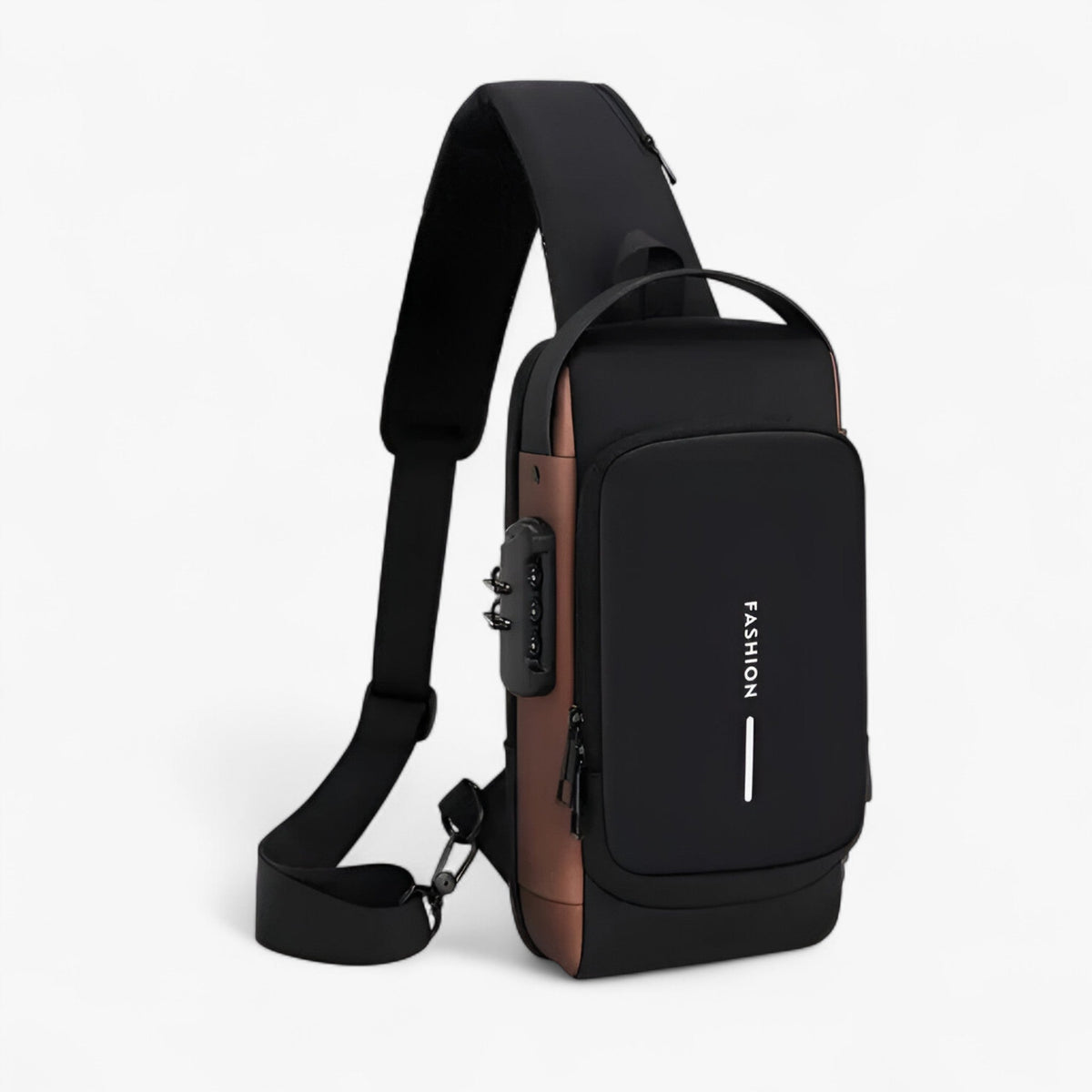 Bolso de hombro multifunción con bolsillo antirrobo